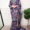 WMN 7040 Floral With Pearl Lace Saree Collection Wholesale Supplier