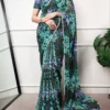 WMN 7040 Floral With Pearl Lace Saree Collection Wholesale Supplier