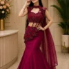 BDB 87 Geogatte Embroidery Work Lehenga Choli Wholesale Supplier