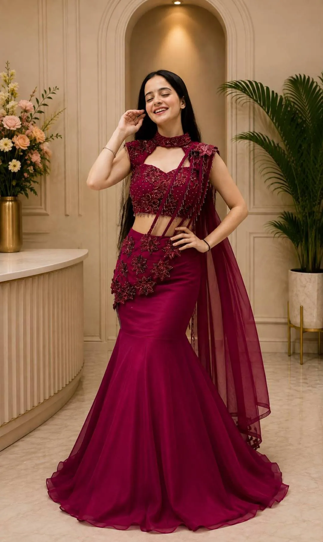 BDB 87 Geogatte Embroidery Work Lehenga Choli Wholesale Supplier
