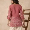 Shiv 1079 Dusty Rose Ethnic Short Kurti Wholesale Supplier