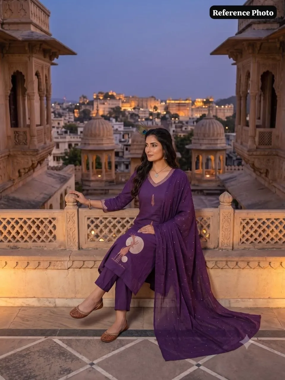 KR 423 Pure Mul Cotton With Embroidery Work Kurti Pent Dupatta Set Wholesale
