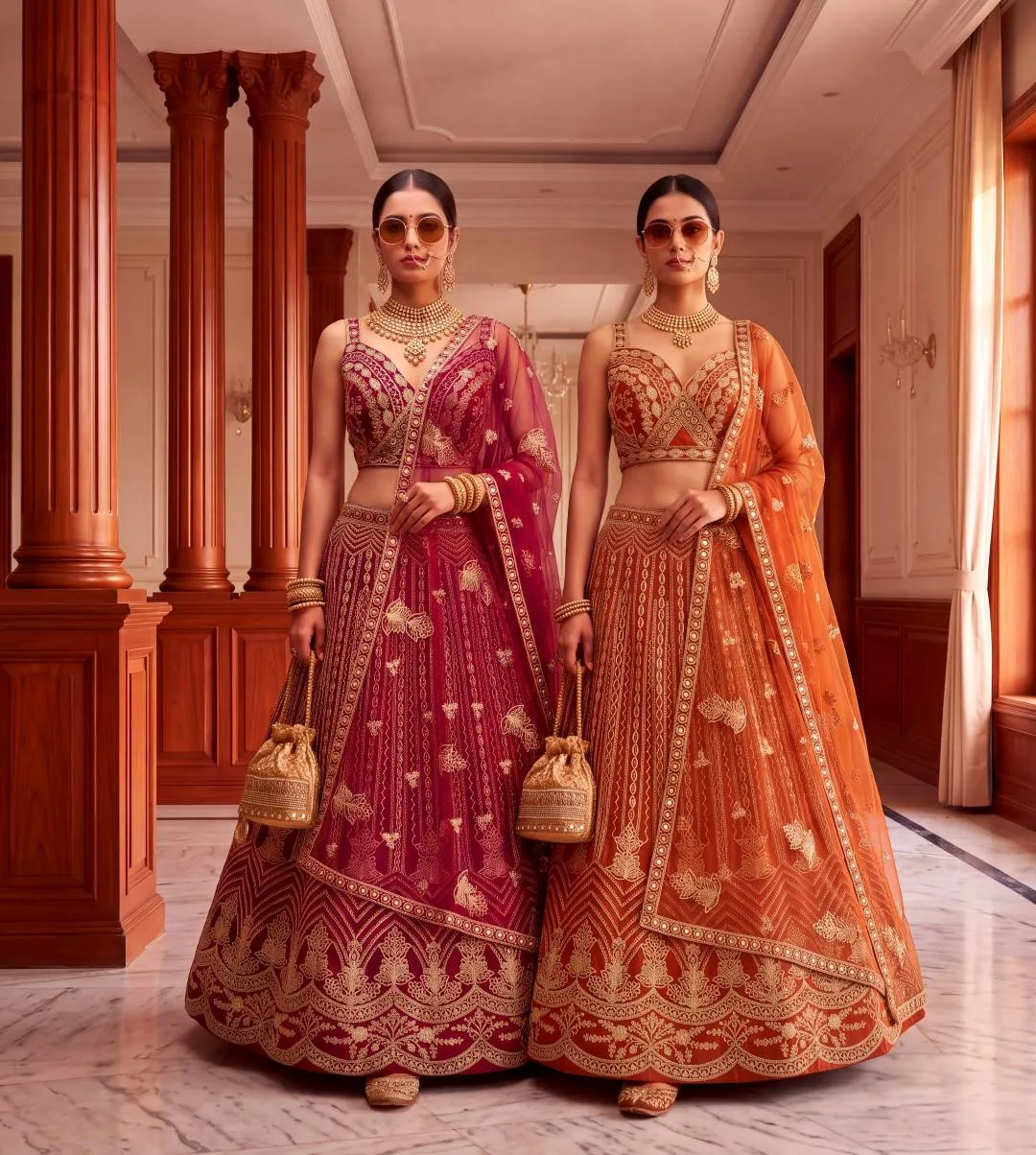 DKT 5190 Butterfly Net With Embroidery Work Wedding Lehenga Choli Wholesale Surat