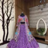 C585 209 Heavy Muslin Cotton Navratri Lehenga Choli Wholesale