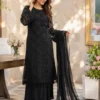 Latest C585 1497 Georgette With Embroidery & Heavy Hand Work Kurti Pant Dupatta Set Wholesale 2026