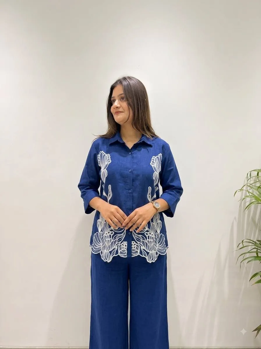 Launching BV 496 Cottom With Embroidery Work Co Ord Set Wholesale Supplier 2026