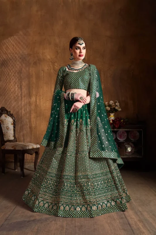 Stylish Zeel 7410 Raw Silk With Zari & Sequins Embroidery Work Wedding Lehenga Choli Wholesale Surat 2026