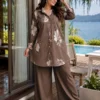 Latest C585 249 Butter Silk Printed Co Ord Set Wholesale Supplier 2026