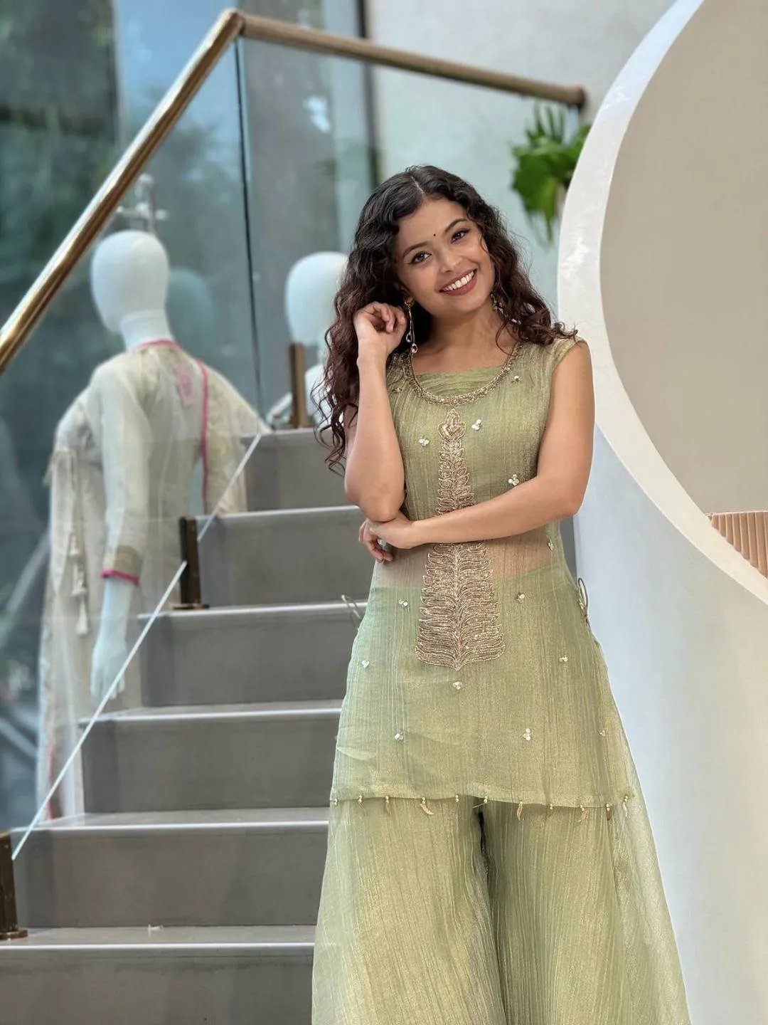 Stylish C585 250 Beautiful Crush Tissue With Embroidery Work Co Ord Set Wholesale Surat 2026