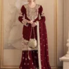 Ramsha R 1382 New Colors Georgette Embroidery Work Pakistani Salwar Kameez Suits Wholesale