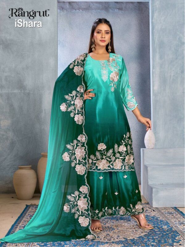 Stylish Rangrut Ishara Chinon Embroidery Salwar Kameez Collection Wholesale 2026