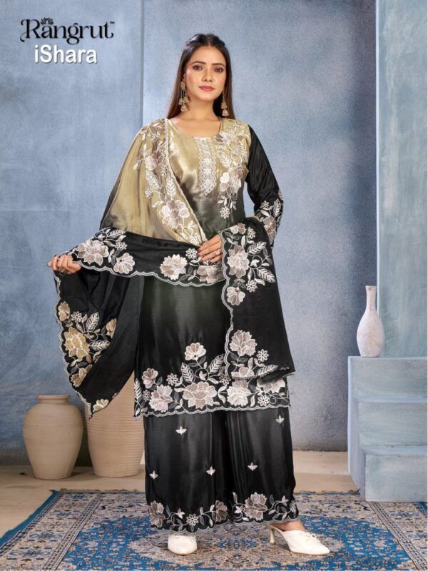 Stylish Rangrut Ishara Chinon Embroidery Salwar Kameez Collection Wholesale 2026