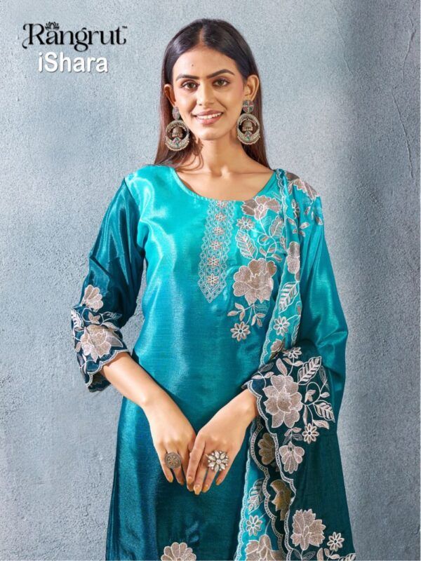 Stylish Rangrut Ishara Chinon Embroidery Salwar Kameez Collection Wholesale 2026