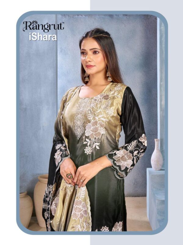 Stylish Rangrut Ishara Chinon Embroidery Salwar Kameez Collection Wholesale 2026