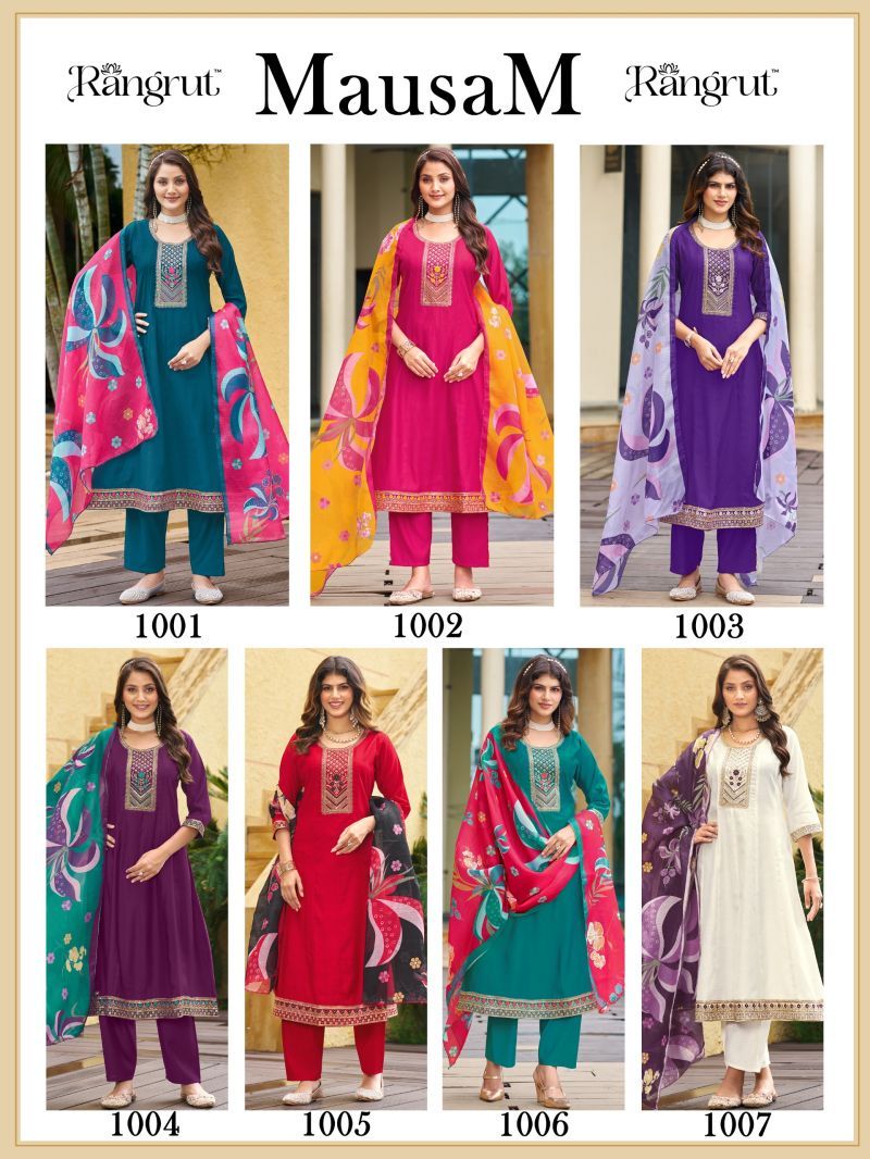 Buy Rangrut Mausam Vertican Embroidered Salwar Kameez Collection Wholesale 2026