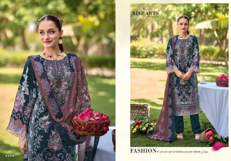 Riaz Arts Nayra Vol 40 Cotton Digital Printed Dress Material Wholesale