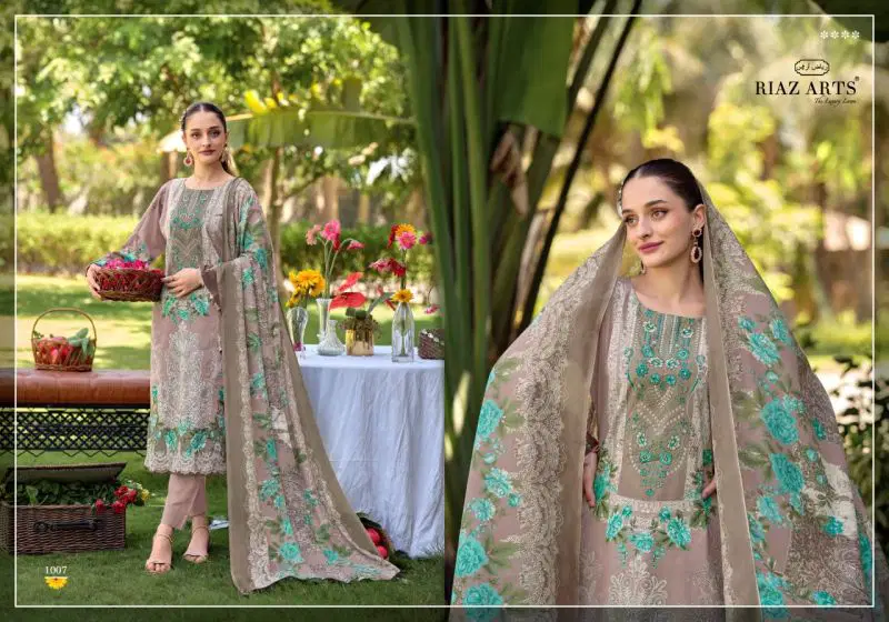 Riaz Arts Nayra Vol 40 Cotton Digital Printed Dress Material Wholesale