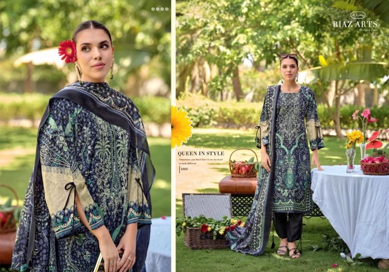 Riaz Arts Nayra Vol 40 Cotton Digital Printed Dress Material Wholesale