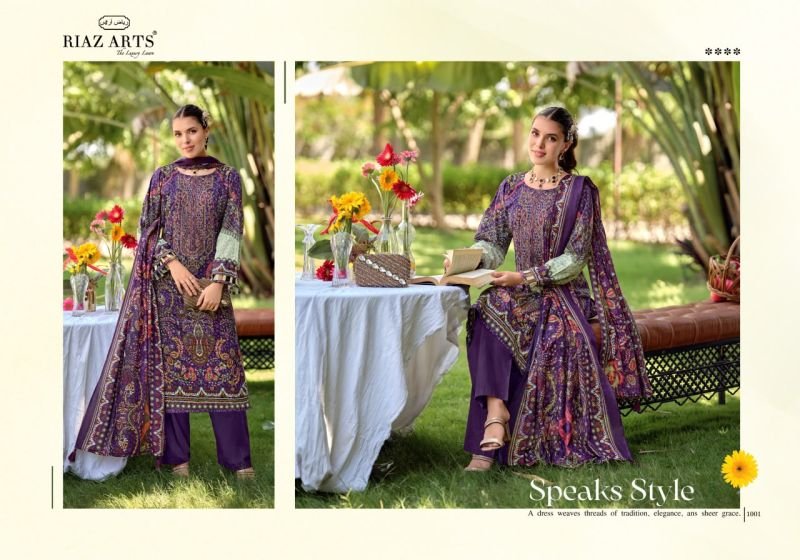 Riaz Arts Nayra Vol 40 Cotton Digital Printed Dress Material Wholesale