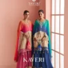 Sayuri Kaveri Simar Silk Hand Mirror Work Designer Indo Western Collection Wholesale