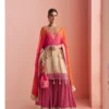 Latest Sayuri Kaveri Simar Silk Hand Mirror Work Designer Indo Western Collection Wholesale 2026