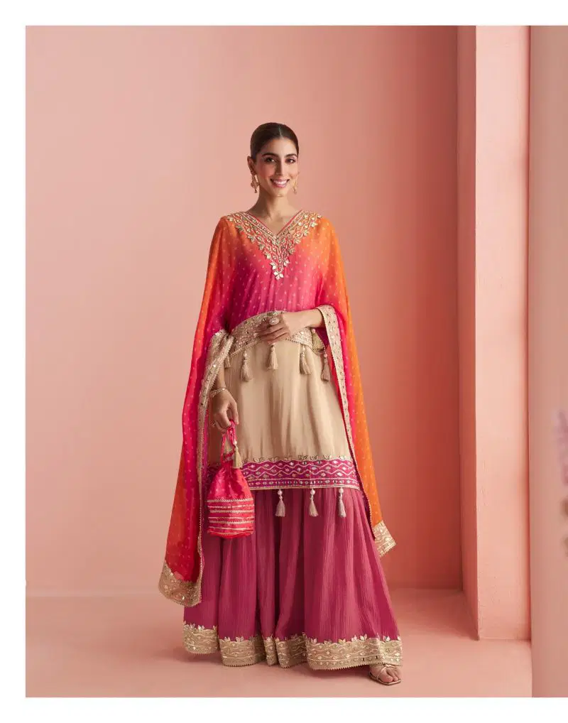 Latest Sayuri Kaveri Simar Silk Hand Mirror Work Designer Indo Western Collection Wholesale 2026