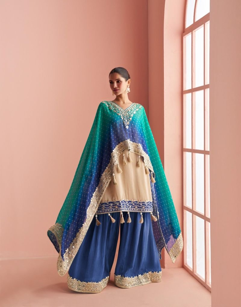 Latest Sayuri Kaveri Simar Silk Hand Mirror Work Designer Indo Western Collection Wholesale 2026