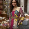 Sayuri Pakhi Crepe Silk Embroidered Festival Wear Gown Koti With Belt Collection Wholesale