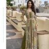 Beautiful Sayuri Pakhi Crepe Silk Embroidered Festival Wear Gown Koti With Belt Collection Wholesale 2026