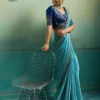 Stylish Sethnic Soiree Vol 2 Velvet Satin Embroidered Designer Saree Collection Wholesale 2026