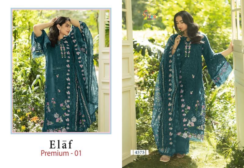 Latest Shree Elaf Premium Vol 1 Kota Doriya Dupatta Cotton Embroidered Salwar Kameez Wholesale 2026