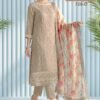 Vinay Kuleesh Alankar Gold Silk Embroidered Salwar Kameez Wholesale
