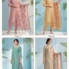 Vinay Kuleesh Alankar Gold Silk Embroidered Salwar Kameez Wholesale