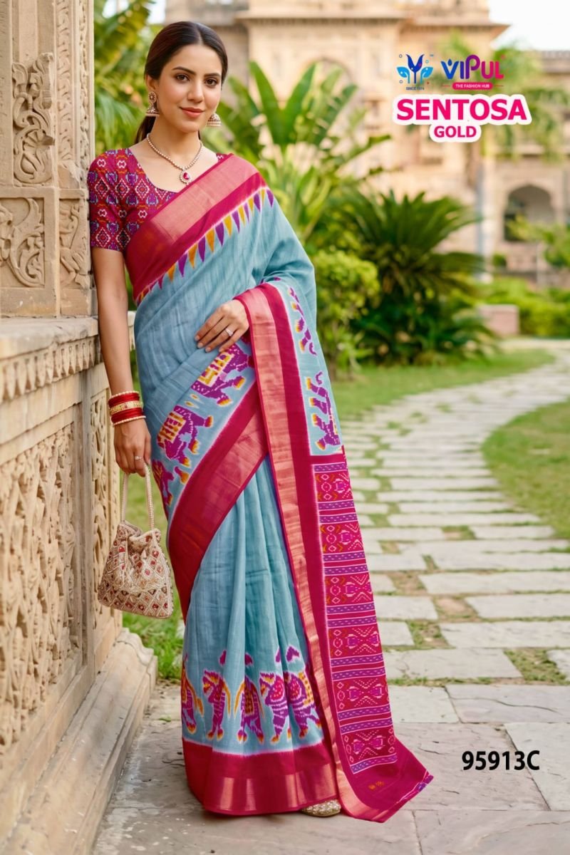 Beautiful Vipul Sentosa Gold Vol 1 Soft Silk Printed Saree Collection Wholesale 2026