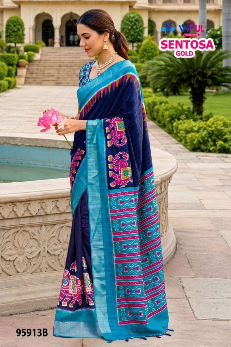 Beautiful Vipul Sentosa Gold Vol 1 Soft Silk Printed Saree Collection Wholesale 2026