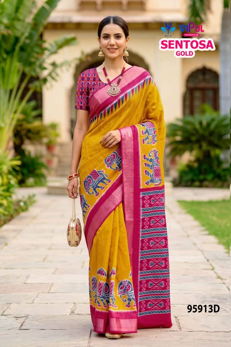 Beautiful Vipul Sentosa Gold Vol 1 Soft Silk Printed Saree Collection Wholesale 2026
