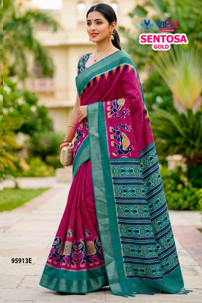Beautiful Vipul Sentosa Gold Vol 1 Soft Silk Printed Saree Collection Wholesale 2026
