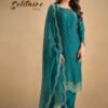 Vipul Solitaire Vol 3 Catonic Gold Windy Beads Work Salwar Kameez Wholesale