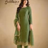 Vipul Solitaire Vol 3 Catonic Gold Windy Beads Work Salwar Kameez Wholesale