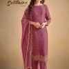 Vipul Solitaire Vol 3 Catonic Gold Windy Beads Work Salwar Kameez Wholesale