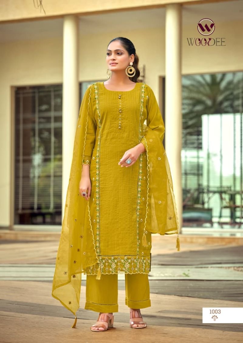 Buy Woodee Womika Vol 2 Viscose Roman Silk Kurti With Bottom Dupatta Wholesale 2026