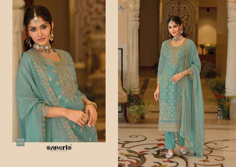 Launching Zaveri Anaya Vol 6 Soft Organza Embroidered Salwar Kameez Collection Wholesale 2026