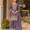 Zaveri D 50187 Cord Silk Beats Work Designer Farshi Salwar Kameez Collection Wholesale