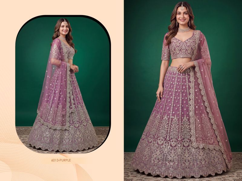 Zeel Vol 37 Soft Net Zari And Sequence Embroidery Lehenga Collection Wholesale