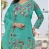 Zorista 11015 A To D Pv Glass Silk Embroidered Salwar Kameez Wholesale