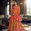 Vrindavan Vol 73 Banarasi Silk With Embroidery Stone & Zari Work Bridal Lehenga Choli Wholesale Surat