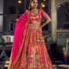 Vrindavan Vol 73 Banarasi Silk With Embroidery Stone & Zari Work Bridal Lehenga Choli Wholesale Surat