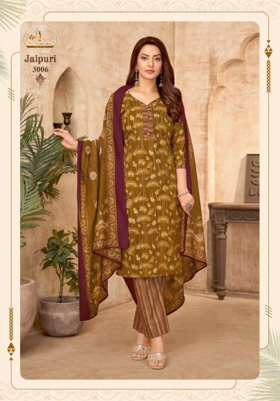Beautiful Miss World Jaipuri Vol 3 Readymade Cotton Kurti Pant With Dupatta Wholesale 2026
