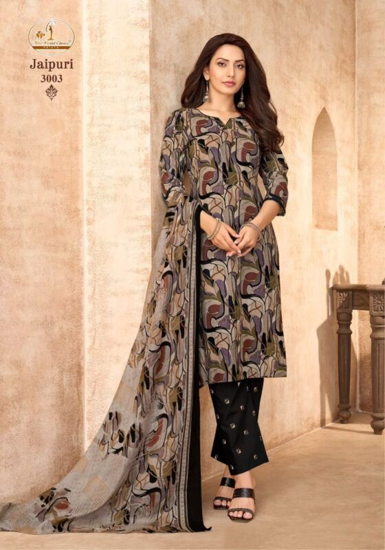 Beautiful Miss World Jaipuri Vol 3 Readymade Cotton Kurti Pant With Dupatta Wholesale 2026
