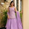 Beautiful STD 6134 Heavy diamond Silk With Sequins Zari & Thread work Sarara Wholesale Surat 2026
